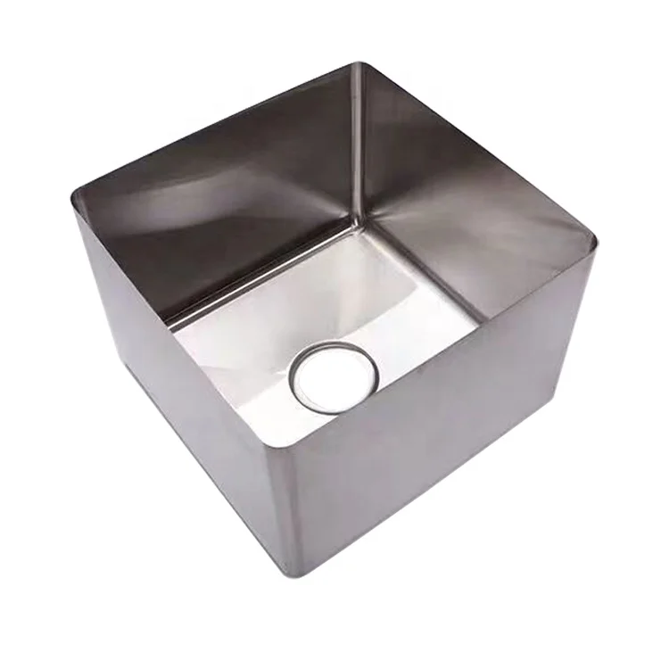 Guanbai 304 stainless steel kitchen equipment manufacturer workbench with double washing sink bowl buffet equipment