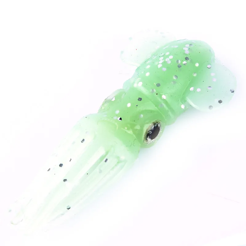Hot sell Soft octopus lure Luminous Soft body Swimbait Rubber Squid Lure Soft Plastic Lure