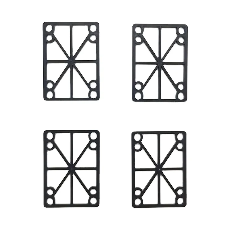 Wholesale PP and PU Skateboard 3mm Riser Pads Hard and Soft Riser Pad Skate