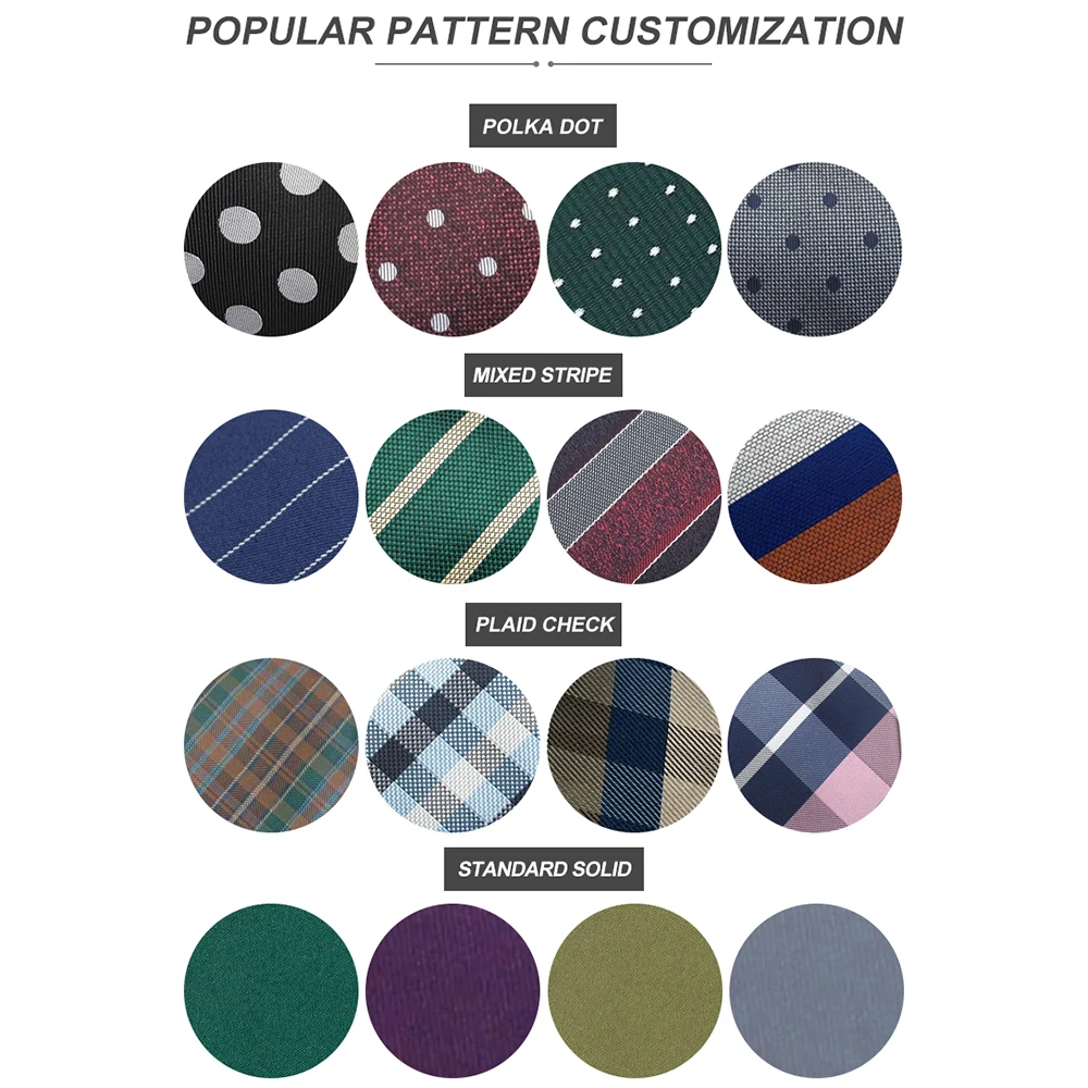 RunLin Factory Wholesale Customized Woven Handmade Men Silk Ties Jacquard for Sale