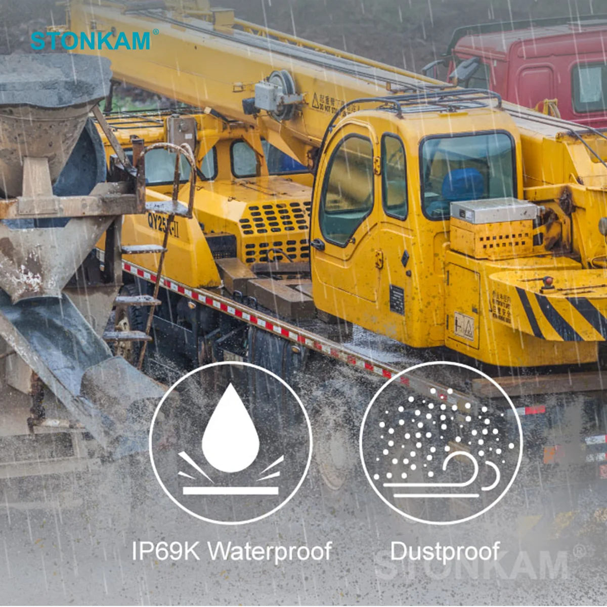 Система STONKAM 8 CH MDVR 4G ADAS DMS BSD/360 алгоритм IP69K Водонепроницаемый 1080P видеовыход H.264/H.265 для управления автопарком