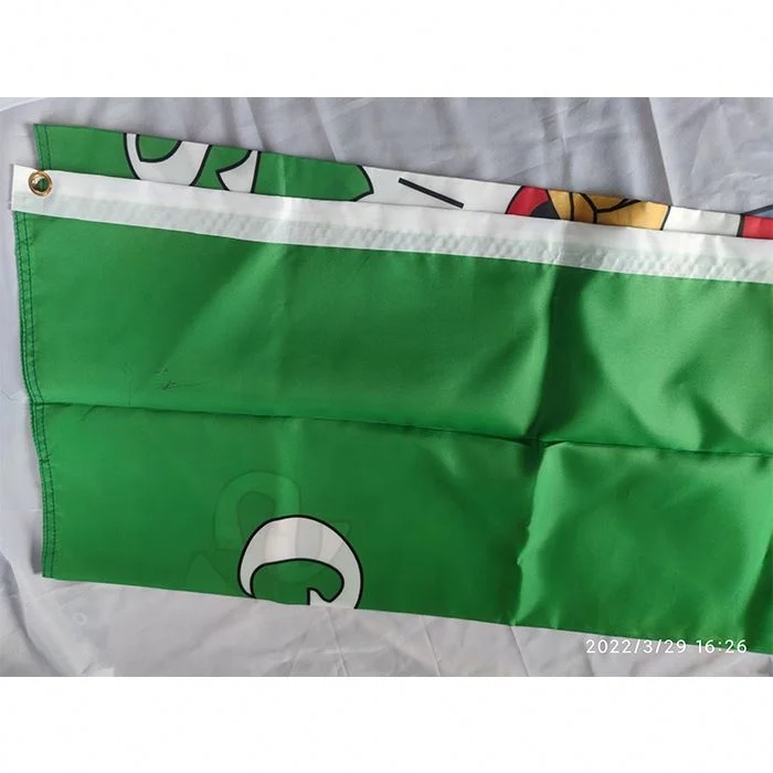 Wholesale Advertising Outdoor Indoor 100D Polyester Fabric Large Size 3X5 Customized Logo Campaign Custom Flags