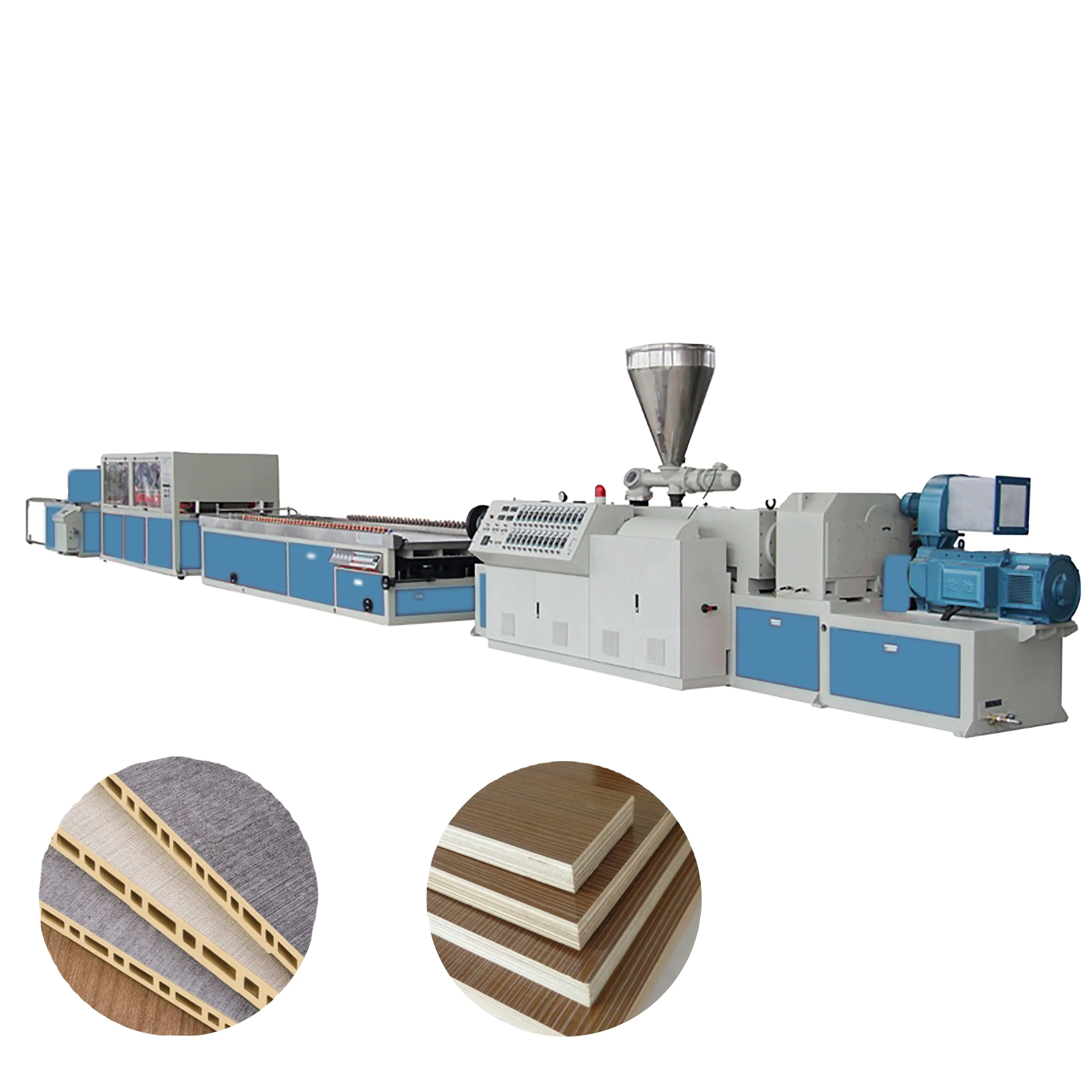 Upvc Pvc Wpc Wood Furniture Board Door Window Frame Profile Making Machine / Extrusion Production Line/ Extruder Equipment