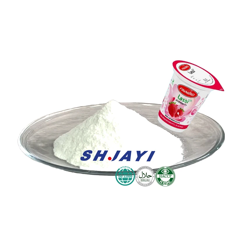 Halal Certificate Thickeners Stabilizer Emulsifier Glyceryl Monostearate E471 For Fruit Lassi Flavor Sour Milk