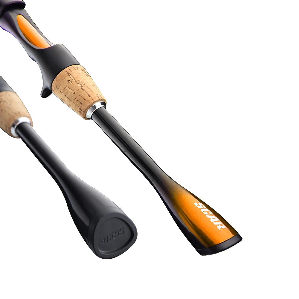 TAIGEK 1.53m 1.65m 1.8m Ultra light tapered handle Crappie Panfish pole Fishing Carbon casting Rod Ultralight Spinning rods