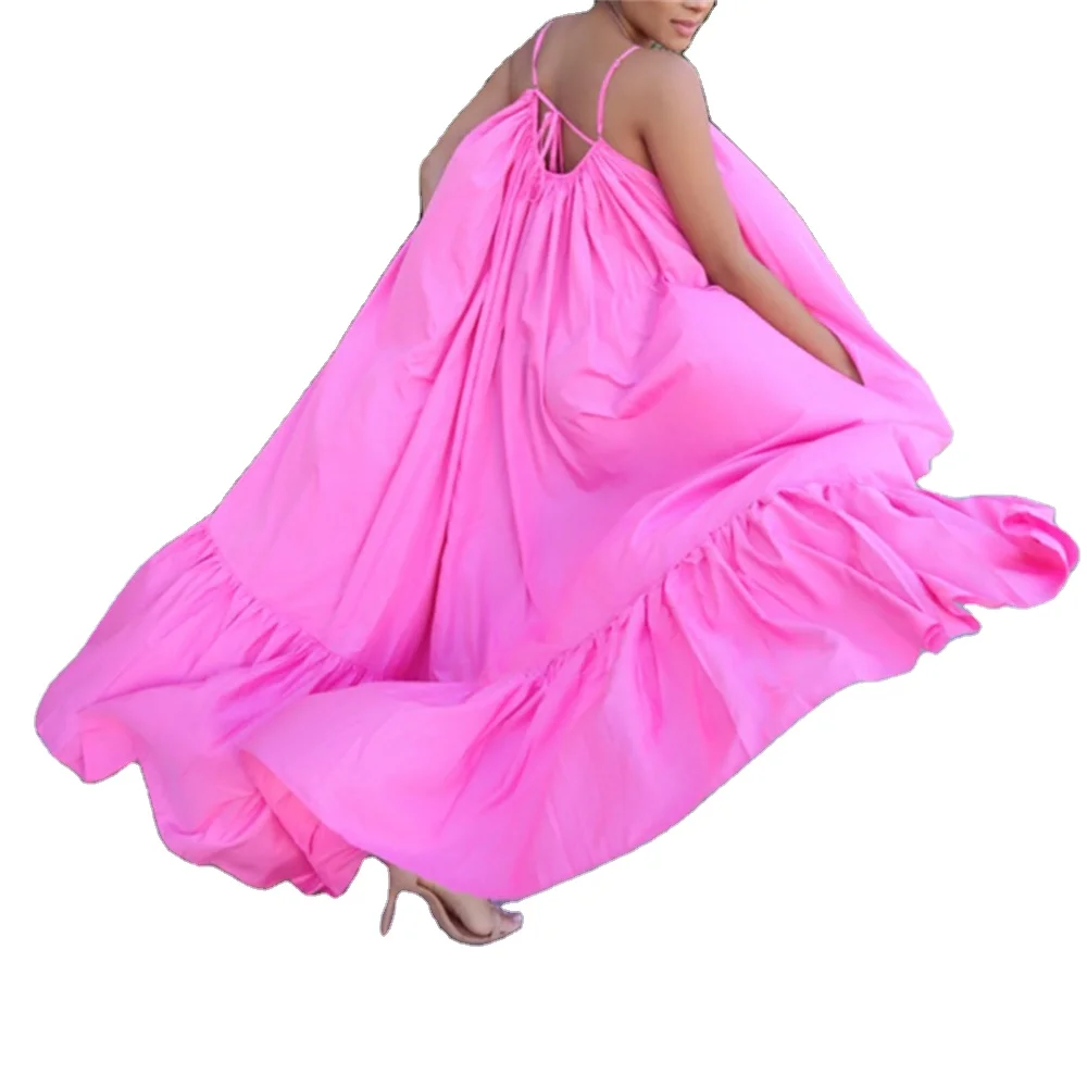 Wholesale Women Clothing Sexy High Quality Best Sale Maxi Dresses Women Casual Solid Dresses