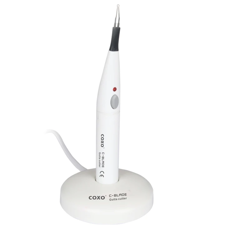 COXOs dental gutta percha cutter with 4 tips oral dental gutta percha tooth gum cutter endo dental gutta cutter pen