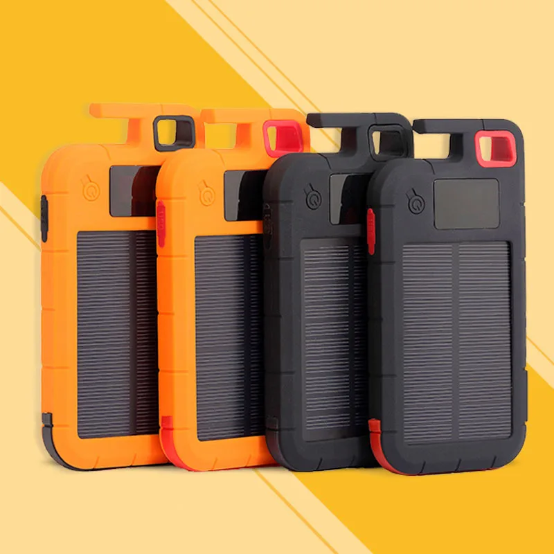 HY2120 Solar Charger Power Bank Price Panel Outdoor Travel Waterproof Solar Energy Power Bank