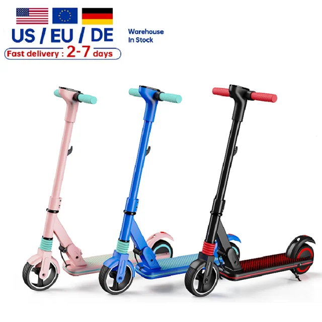European warehouse stocks fast delivery mini folding 6.5inch 24V electric scooter for adult