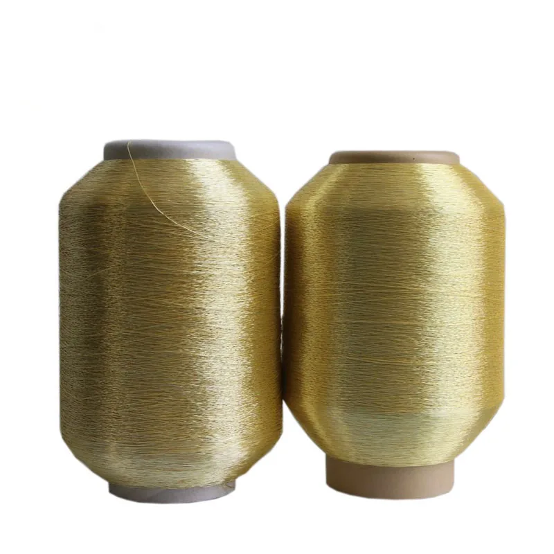 2022 Dongyang mengze  Factory Hot sale MS Type Metallic Yarn Lurex Thread embroidery yarn pure gold pure silver available
