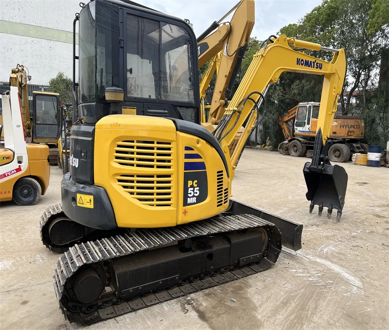 cheap price Japan KOMATSU 5 ton PC55 used secondhand hydraulic mini crawler excavator in good condition