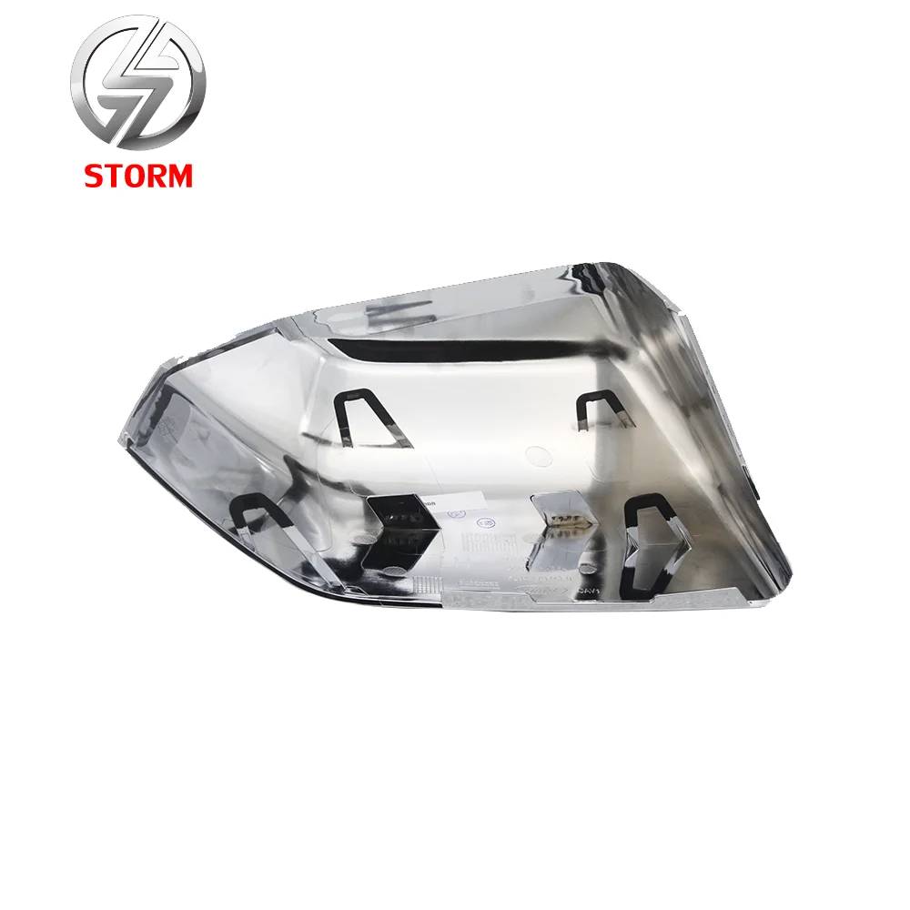 Presell Trunk Door Side Mirror Cover Buckle Chrome Plastic  For FORD F-150 F150 15 16 17 18