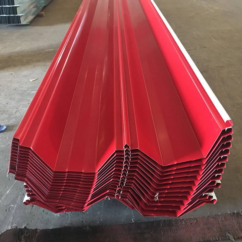 China Factory Building Material Corrugated Metal Roofing Sheet Galvanized Zinc Corrugated Roof Sheets Warehouse PPGI GI