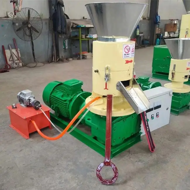 Durable ring die wood pellet press mill/agricultural waste rice husk pellet granulator