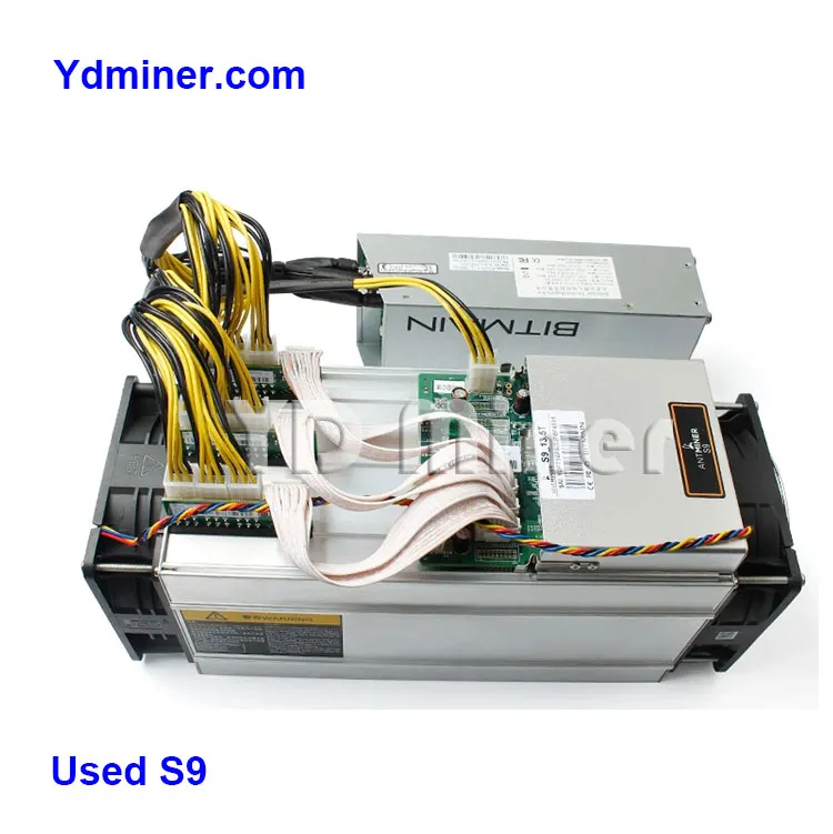 Хорошее состояние используется Asic Биткоин Майнер Bitmain Antminer S9 12 5 T 13 по лучшей