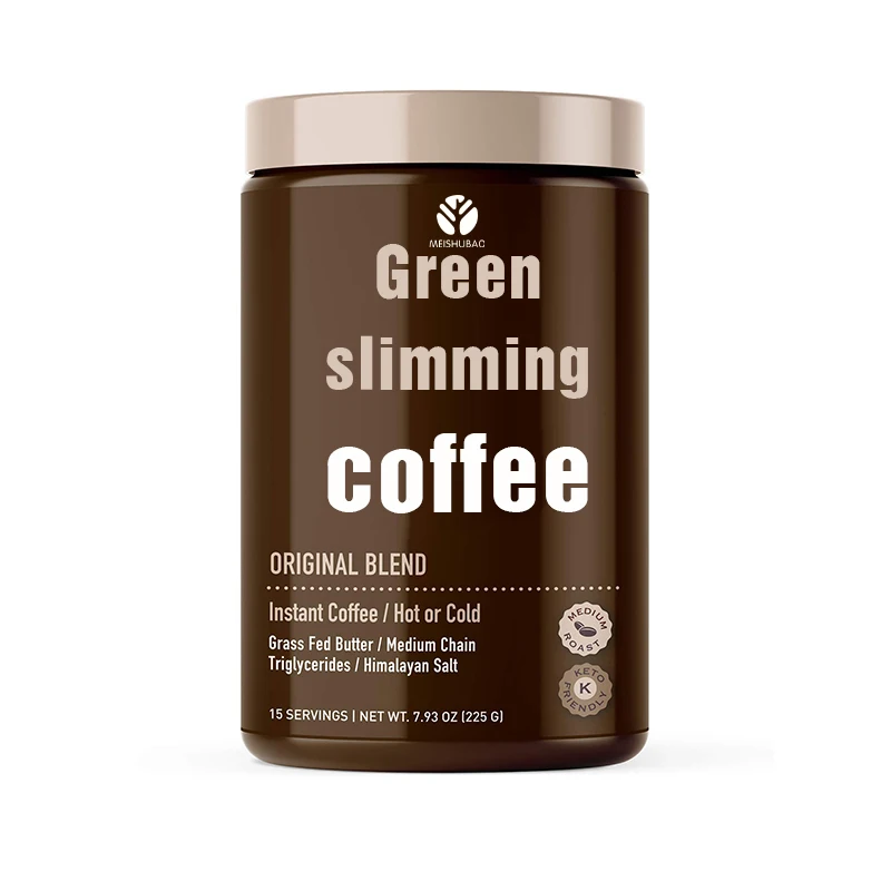 Hot Active Slim Green Coffee Natural Weight Loss Instant Coffee Powder Fit Weight Control Detox Slimming Green Coffee