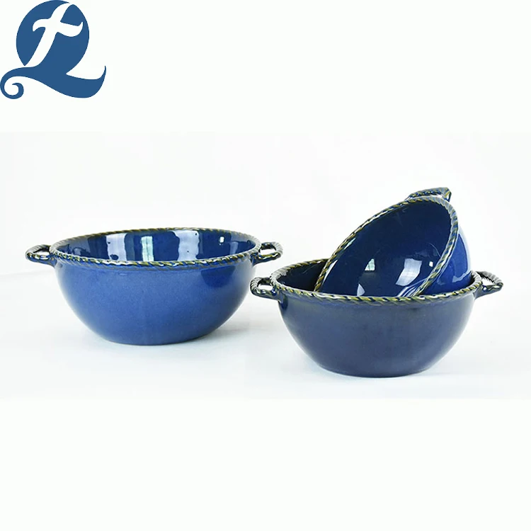 Hot sale popular fashion style decal container round soup shape pot tableware