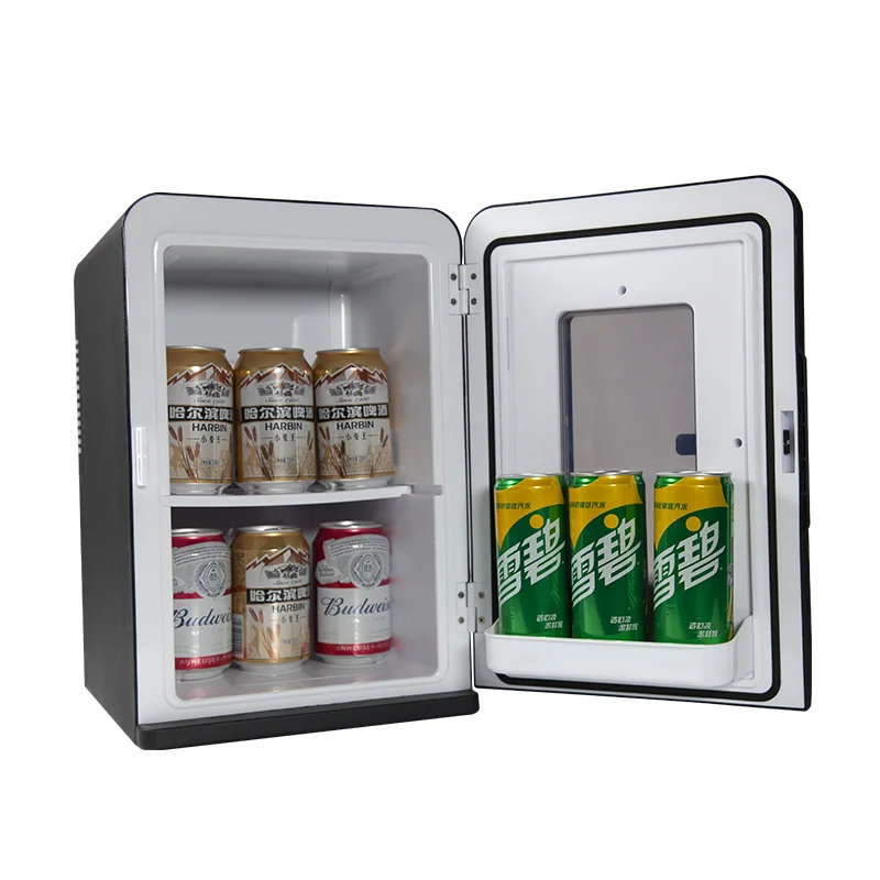 Mini Fridge, 15L 12V Car Refrigerator Portable Refrigerator Compact Refrigerator Portable Fridge Cooler/Warmer