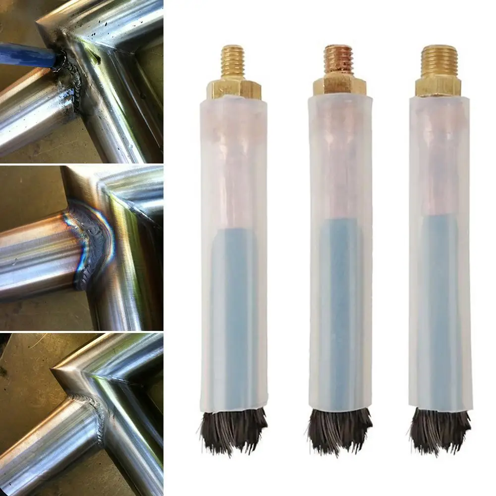 High quality M6 M8 M10 thread Carbon Fibre Brush For Weld Bead Weld