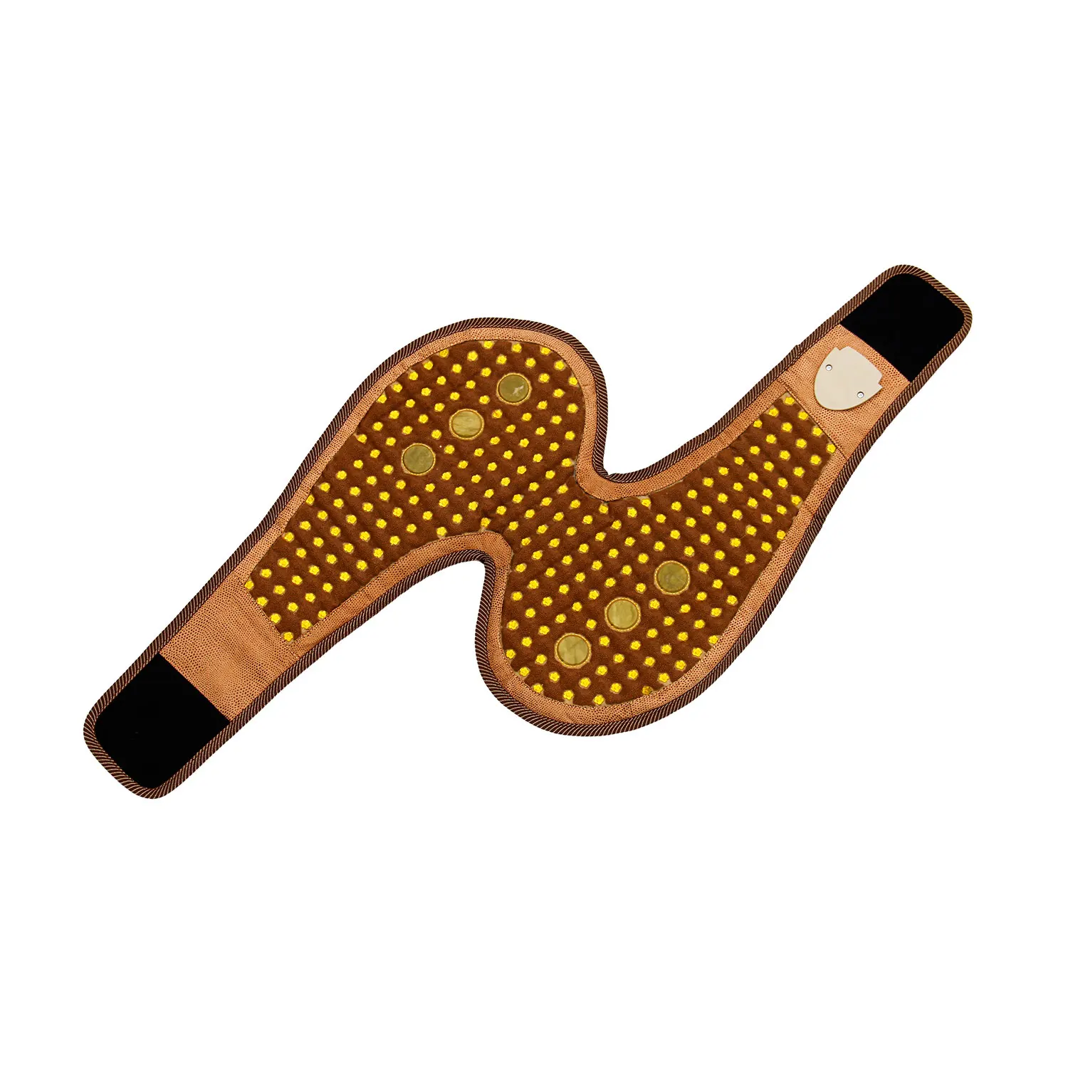 Germanium Far Infrared pulsed Mat Negative Ions Heating Kneepads Electric Massage Tourmaline Ceramic Ball Knee Pad