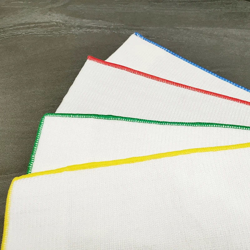 Super Absorption Disposable Microfiber Replacement Flat Floor Cleaning Mop Pads With Pocket