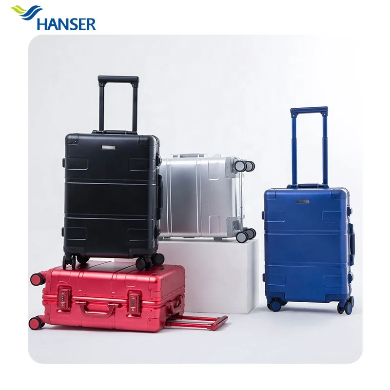 
Customized Aluminum Suitcase Trolley Luggage Case 