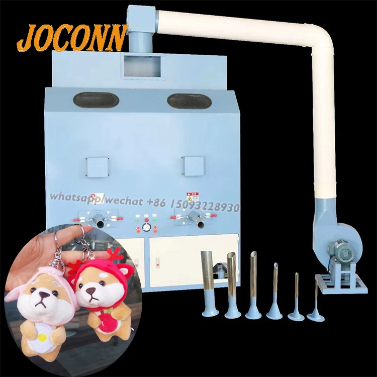 Single Double nozzle plush DIY toy doll stuffing  filling machine  Cotton-filled Tube Plush Toy Filling Machine with Foot Switch