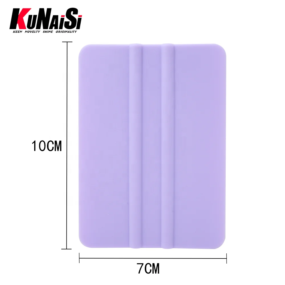 KUNAISI Custom logo car wrapping tool white squeegee rakel vinyl squeegee felt squeegee