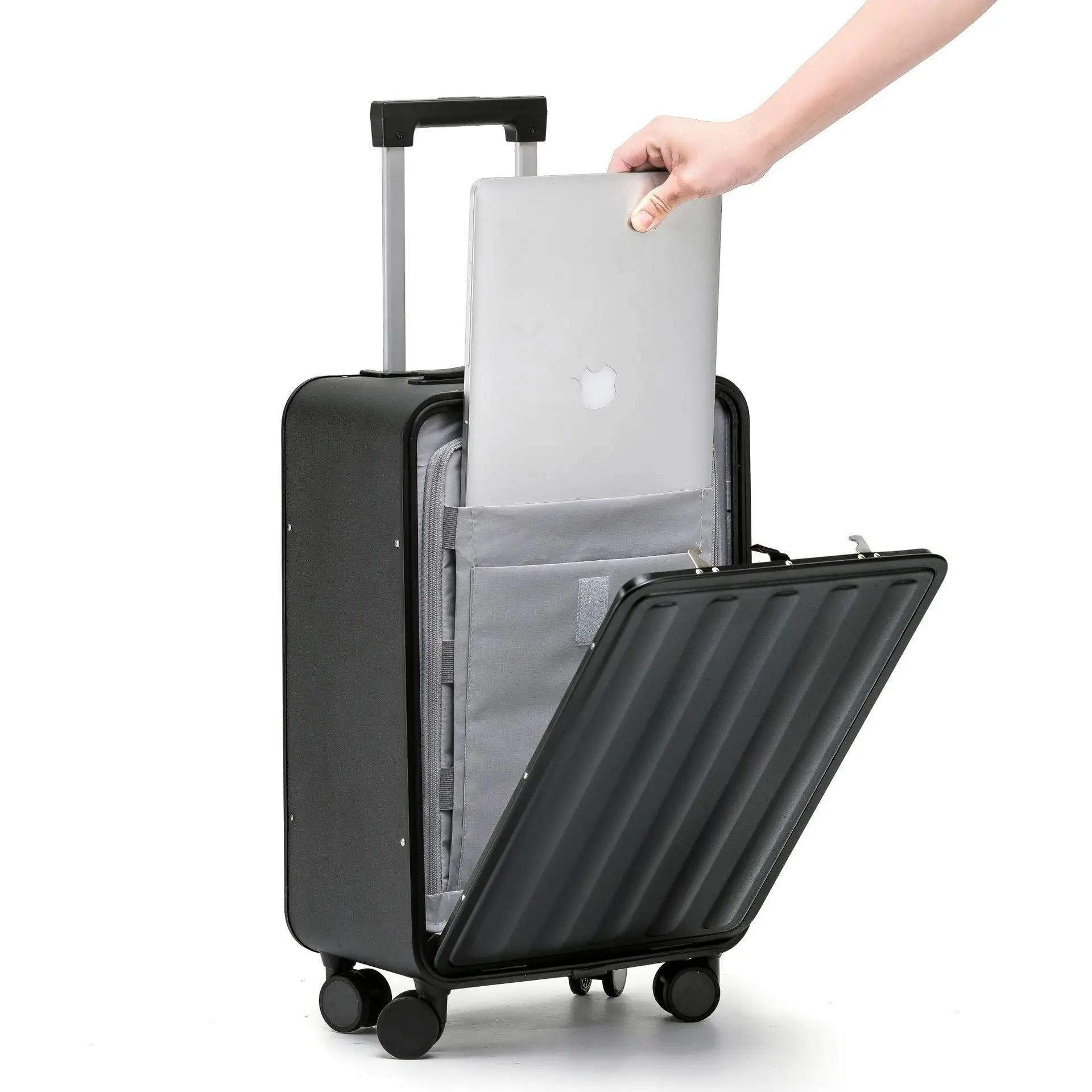 Korea Travel Bag Suitcase Luggage Case New design travel aluminium trolley aluminum luggage suitcase China luggage metal frame