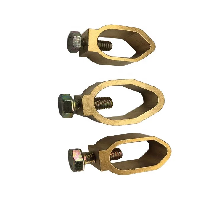 Латунный зажим Hua Dian 2022, заземляющий стержень, медный Заземляющий зажим, осветительный стержень типа А, соединение