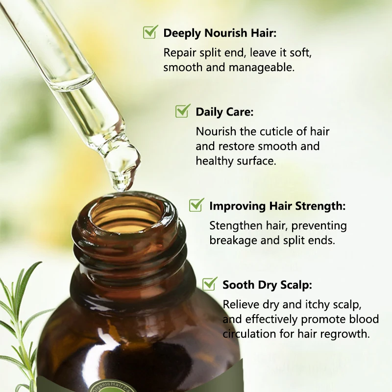 Органический шампунь для восстановления роста волос с розмарином