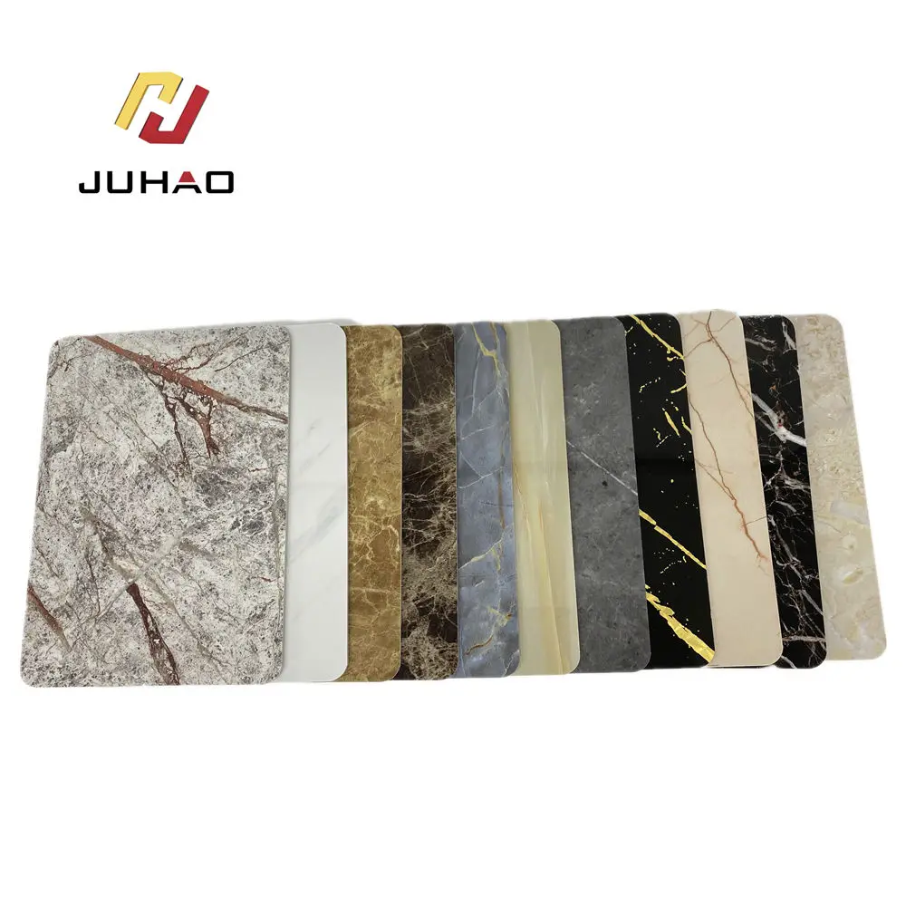 Environmental High Quality PVC Marble Wall Panels For Luxury Elevators And Halls