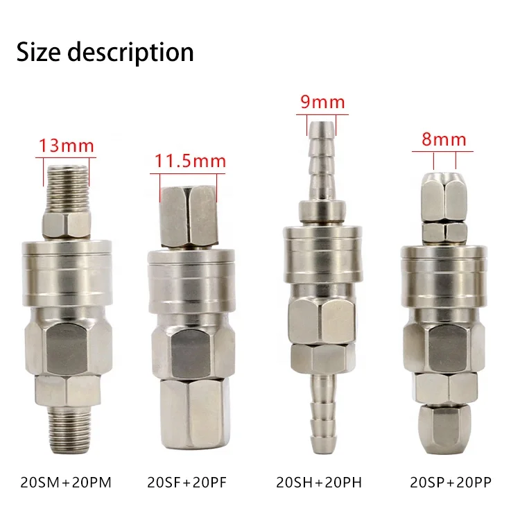 Air Quick Disconnect  Hose  Fitting Coupling