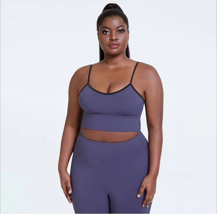 L XL XXL 3XL 4XL Wholesale low MOQ Plus Size Activewear Fitness Wear Sport Wear Women Plus Size Yoga Set