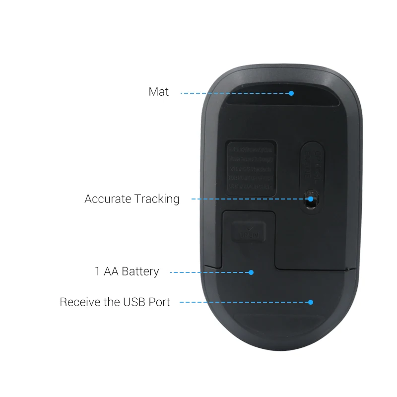 2.4G Battery Charging Mouse Computer Optical Laptop USB Office Commercial Wireless Mouse