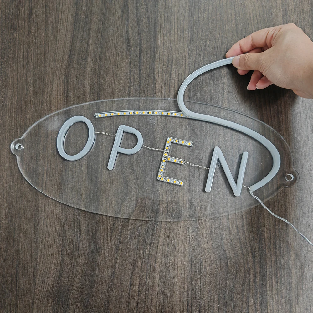 Newest 4mm 6mm Width Silicone Neon Tube of 2nd Gen Separated Neon Lights for Small Logo Sign with Fine Stoke