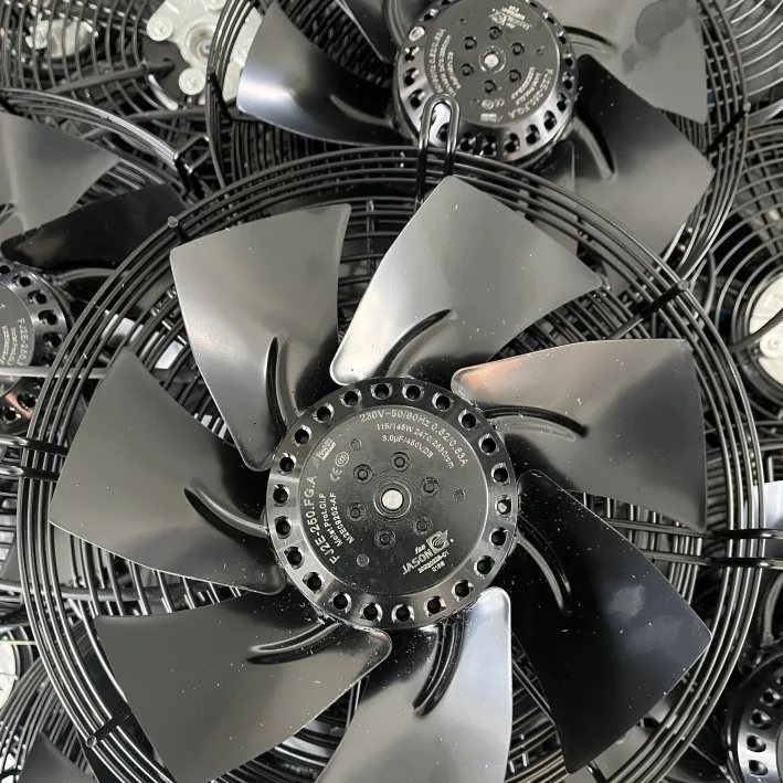 Diameter 250mm metal impeller 110V 220VAC 2650RPM 1150CFM external rotor motor cooling axial fan FJ2S-250.FGV for evaporator