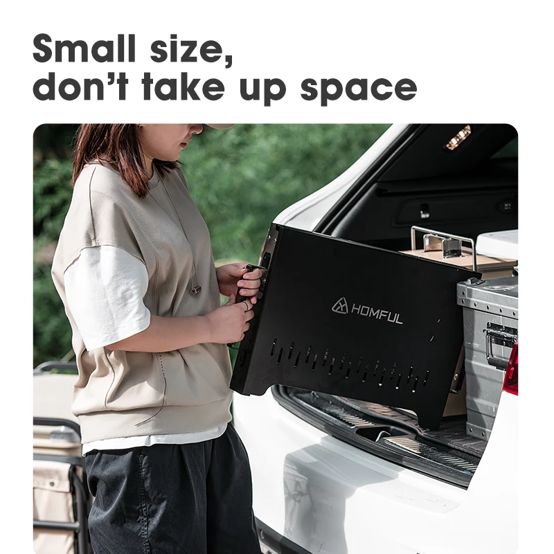 HOMFUL Custom Wholesale Outdoor Barbecue Grill Portable Lightweight Camping Charcoal Bbq Grills