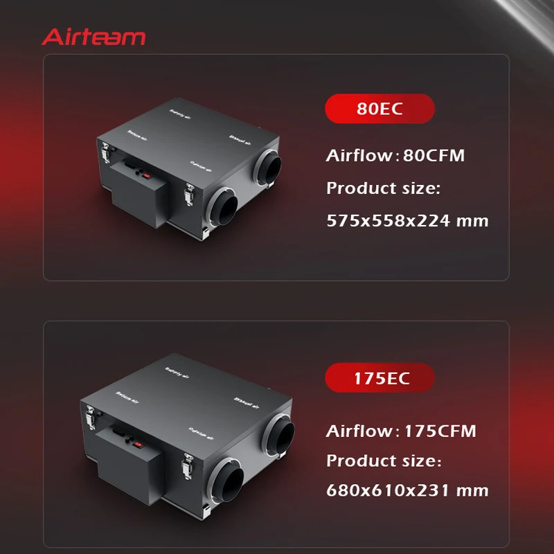 Ceiling Mounted ERV HRV Bypass Remote Controller  Residential Fresh Air Recuperative Ventilation System