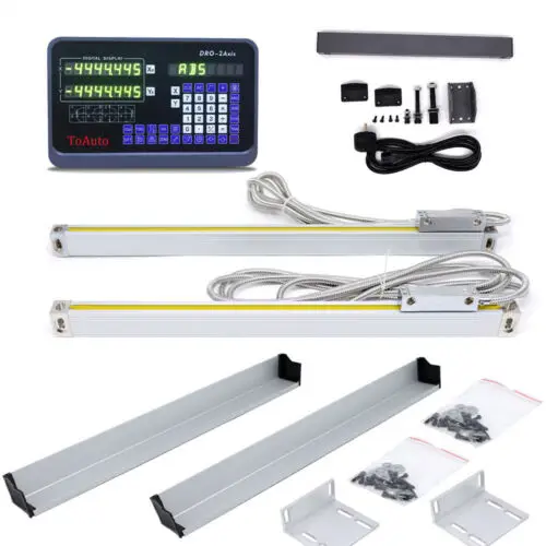 
2 axis Digital Readout DRO Linear Scales 50~1000mm for Milling Lathe machine 
