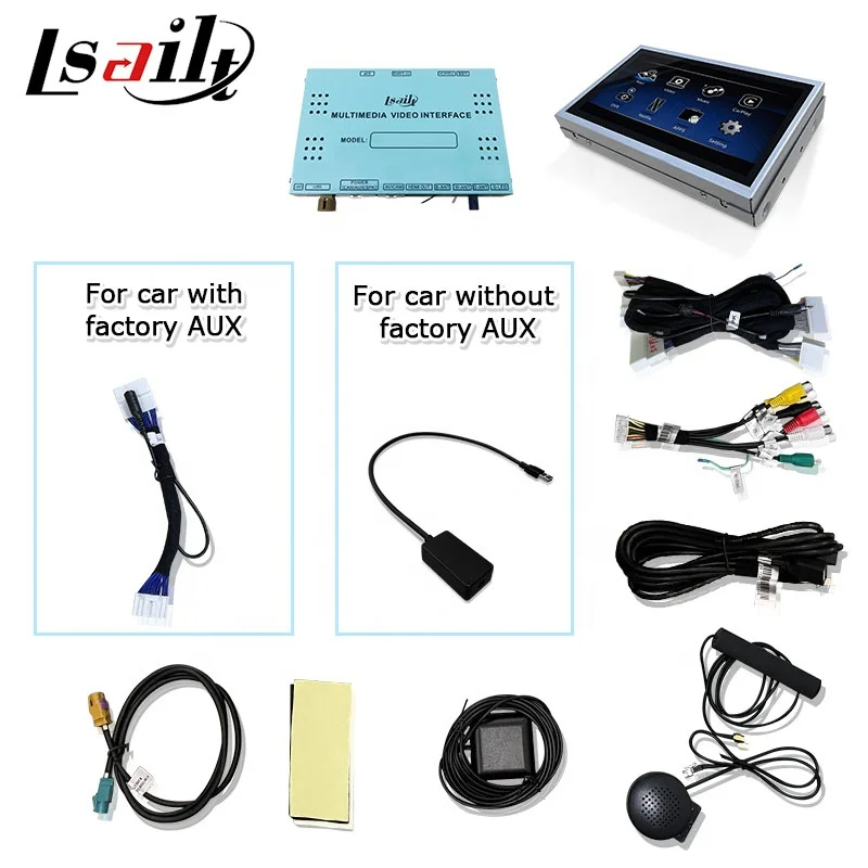 7 inches Android CP AA screen upgrade for Nissan 370z IT08 08IT 2009-2020 with GPS video interface wireless auto by Lsailt