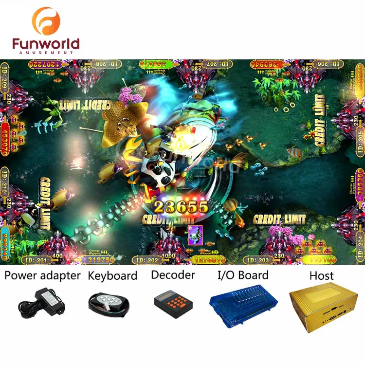 Slayer Fish Game 2 Players Fishing Game Machine Panda Master Plastic Fish Game Table Panda Vs Alien Plus