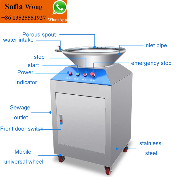 Коммерческий высокопроизводительный кухонный измельчитель пищевых отходов и мусора