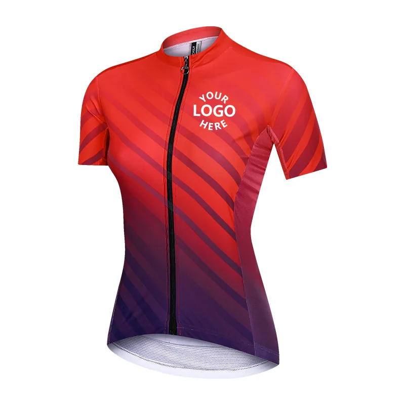 High quality uniform bicycle short sleeve bike shirts sublimation custom cycling jersey with logo