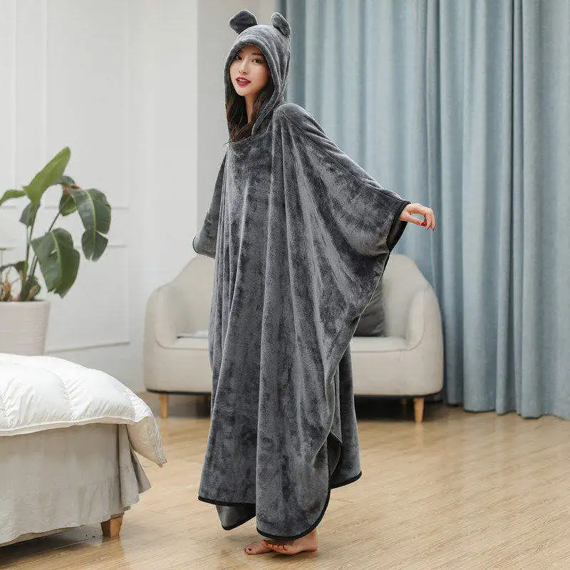 Лидер продаж осенне-зимнее фланелевое одеяло для дома накидка ленивых мужчин утолщенное