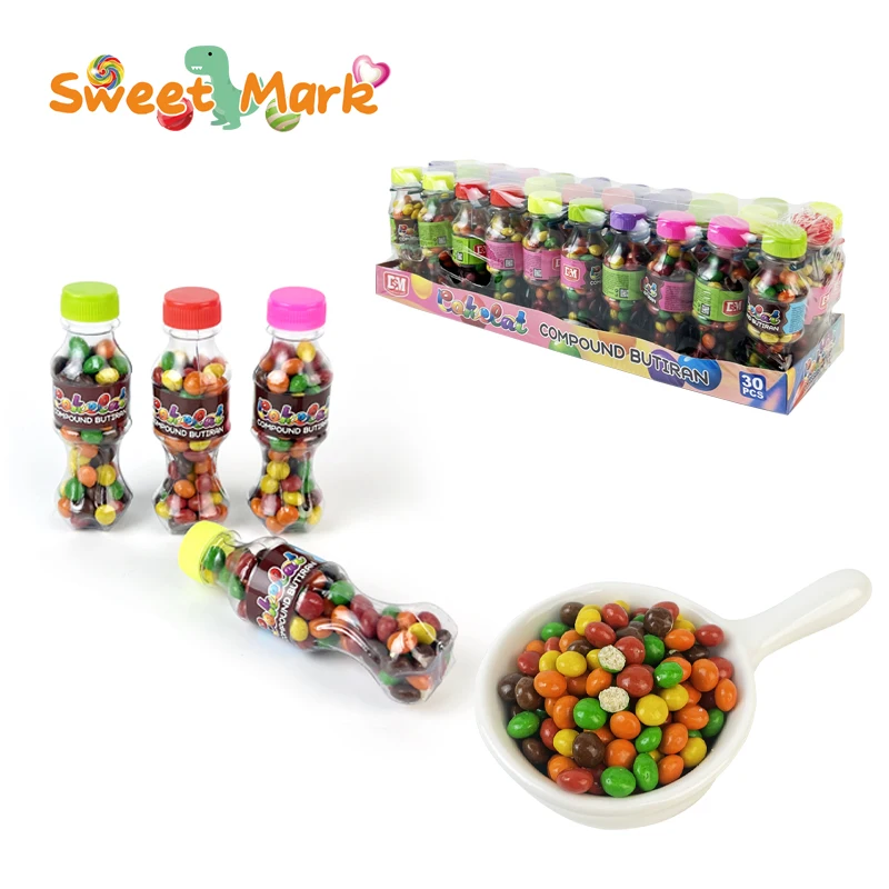 Drink shape Halal candy mix fruit flavor candy bean kids candy