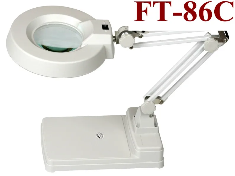 FT-86A Magnifying Lamp With LED Light Source,Clip Type Magnifier Fluorescent Lamp
