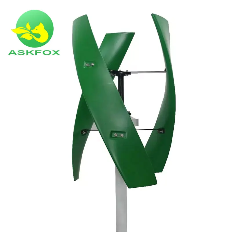 100w to 10KW 12V 24V Vertical Wind Turbine For Wind Solar Hybrid with Storage Alternative Energy Generator Power System Kits