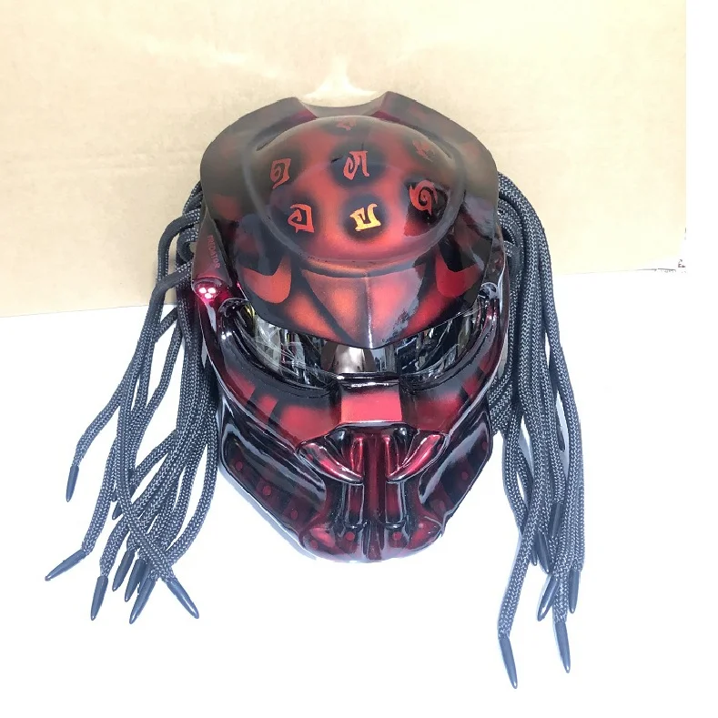 Motorcycle Full Helmet predator Outdoor Helmets predator alien Sports Car Cool Motorcycle Helmet