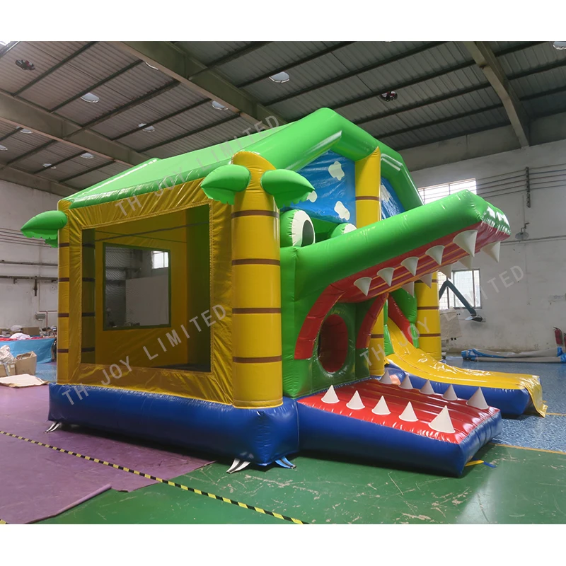 5x4x3.5mh Inflatable Bounce House Outdoor Inflatable Crocodile Jumping Castle For Kids Castle Inflatable For Rental